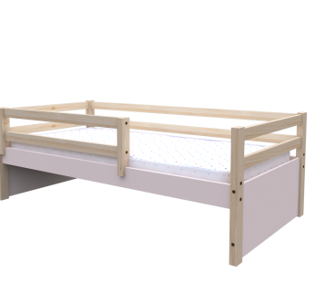 Cama Mini Mult Rubi Natural/Rosa