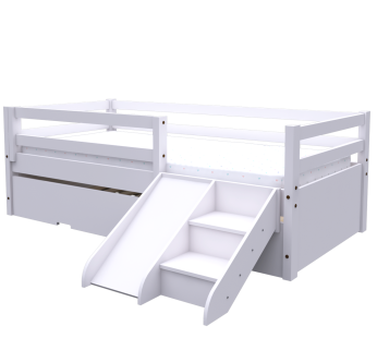 Bicama Infantil Multifuncional Rubi Cor: Branco/Branco