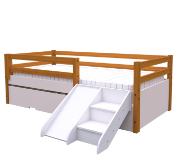 Bicama Solteiro Multifuncional Rubi Cor: Freijo/Rosa