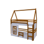 Beliche Solteiro Multifuncional Rubi Cabana Montessoriano Cor: Freijo/Branco